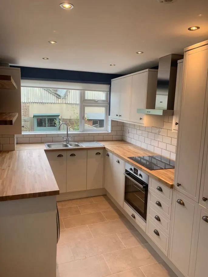 Kitchen installation by CopperOak Property Services in East Sussex